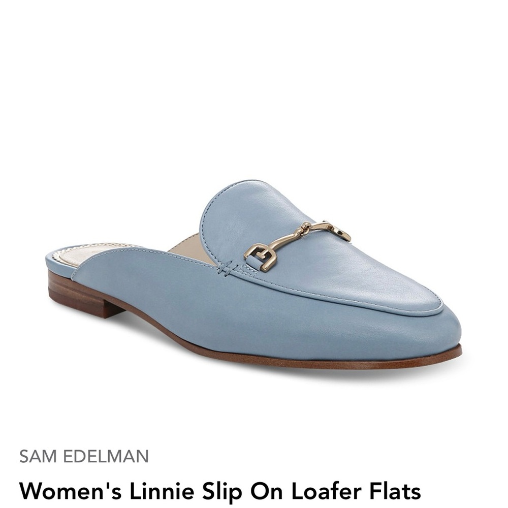 Sam Edelman loafer beautiful blue color all leather